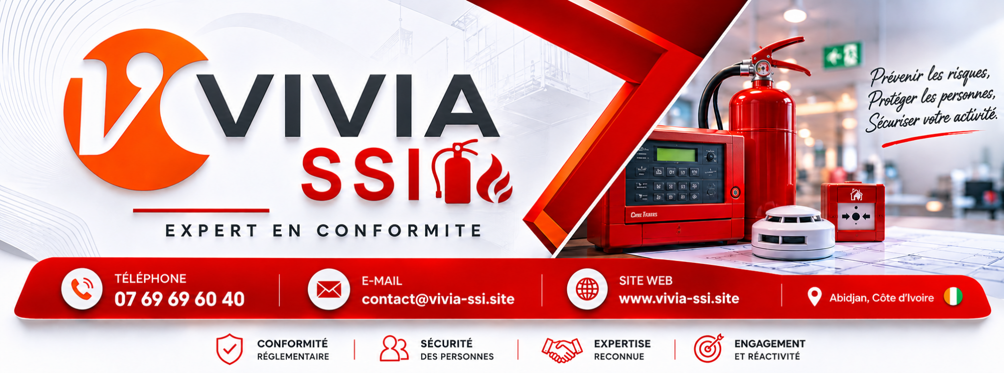 VIVIA SSI - Systèmes de Sécurité Incendie en Côte d'Ivoire